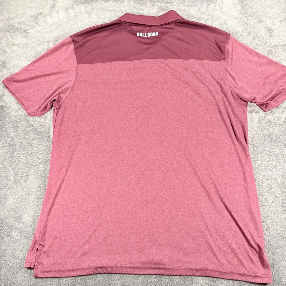 Colosseum Mississippi State Bulldogs Polo Shirt Mens‎ XL Maroon Two Tone Heather - Picture 2 of 7